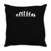 modern evolution Throw Pillow