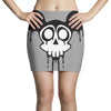 skull mickey cartoon Mini Skirts