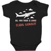 all you need is flight ticket Baby Bodysuit