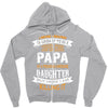 Super Cool Papa Of A Freaking Awesome Daughter Zipper Hoodie