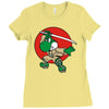 yoshi en ninja Ladies Fitted T-Shirt