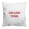 College Team Throw Pillow