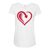 love back Maternity Scoop Neck T-shirt