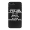 Smartass October Girl iPhone 7 Plus Case