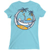 skull summer Ladies Fitted T-Shirt