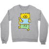 meow is running Crewneck Sweatshirt