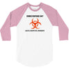 zombie response unit t shirt funny dead brains s 3xl 3/4 Sleeve Shirt
