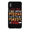 cut into pizzas iPhoneX