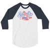 sports sloth 3/4 Sleeve Shirt