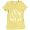 les reines naissent en janvier Ladies Fitted T-Shirt
