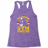 training to be gym master Racerback Tank
