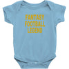 fantasy football legend sunday night football sports league tee shirt Baby Onesie