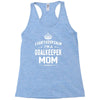 i can't keep calm i'm a goalkeeper mom Racerback Tank