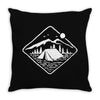 camp mode on Throw Pillow