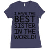 sister joke Ladies Fitted T-Shirt