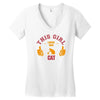 This Girl Loves Her Cat Women's V-Neck T-Shirt
