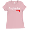 tony is alive sopranos Ladies Fitted T-Shirt
