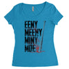 eeny meeny miny moe Women's Triblend Scoop T-shirt
