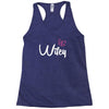 Wifey white Racerback Tank