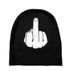 middle finger Baby Beanies
