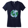 neurodiversity v4 Women's V-Neck T-Shirt