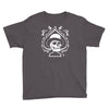 totenkopf zylinder skull pik poker ace topper bike mc rock metal Youth Tee