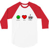 peace love coffee (2) 3/4 Sleeve Shirt