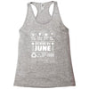 Born In June Racerback Tank