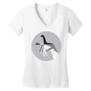 what lies beneath Women's V-Neck T-Shirt