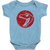 Red Dinosaur Baby Bodysuit