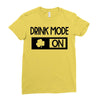 drink mode on Ladies Fitted T-Shirt