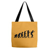 evolution of table tennis or ping pong mens black t shirt top Tote Bags