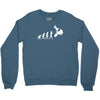 moto cross free style evolution cool Crewneck Sweatshirt