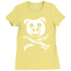 pig bacon cross bones pirate Ladies Fitted T-Shirt