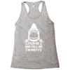 Feed Me And Tell Me I Am Pretty Racerback Tank
