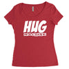 hug machine funny joke Women's Triblend Scoop T-shirt