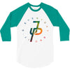 jake paul colorful 3/4 Sleeve Shirt