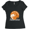 the man the myth the fishing Women's Triblend Scoop T-shirt
