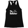the rodfather   mens funny fishing Racerback Tank
