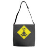om sign Adjustable Strap Totes