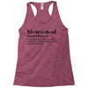 Bisexual Dictionary Racerback Tank