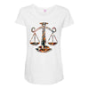 ethnic libra Maternity Scoop Neck T-shirt