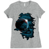 pirate (space)ship Ladies Fitted T-Shirt
