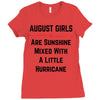 August Girls Ladies Fitted T-Shirt