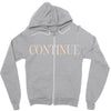 continue Zipper Hoodie