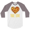 true love heart 3/4 Sleeve Shirt