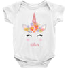 birthday unicorn family series sister Baby Bodysuit
