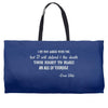 oscar wilde quote girls Weekender Totes