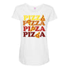 pizza forever Maternity Scoop Neck T-shirt