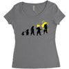 goku evolution (black) Women's Triblend Scoop T-shirt